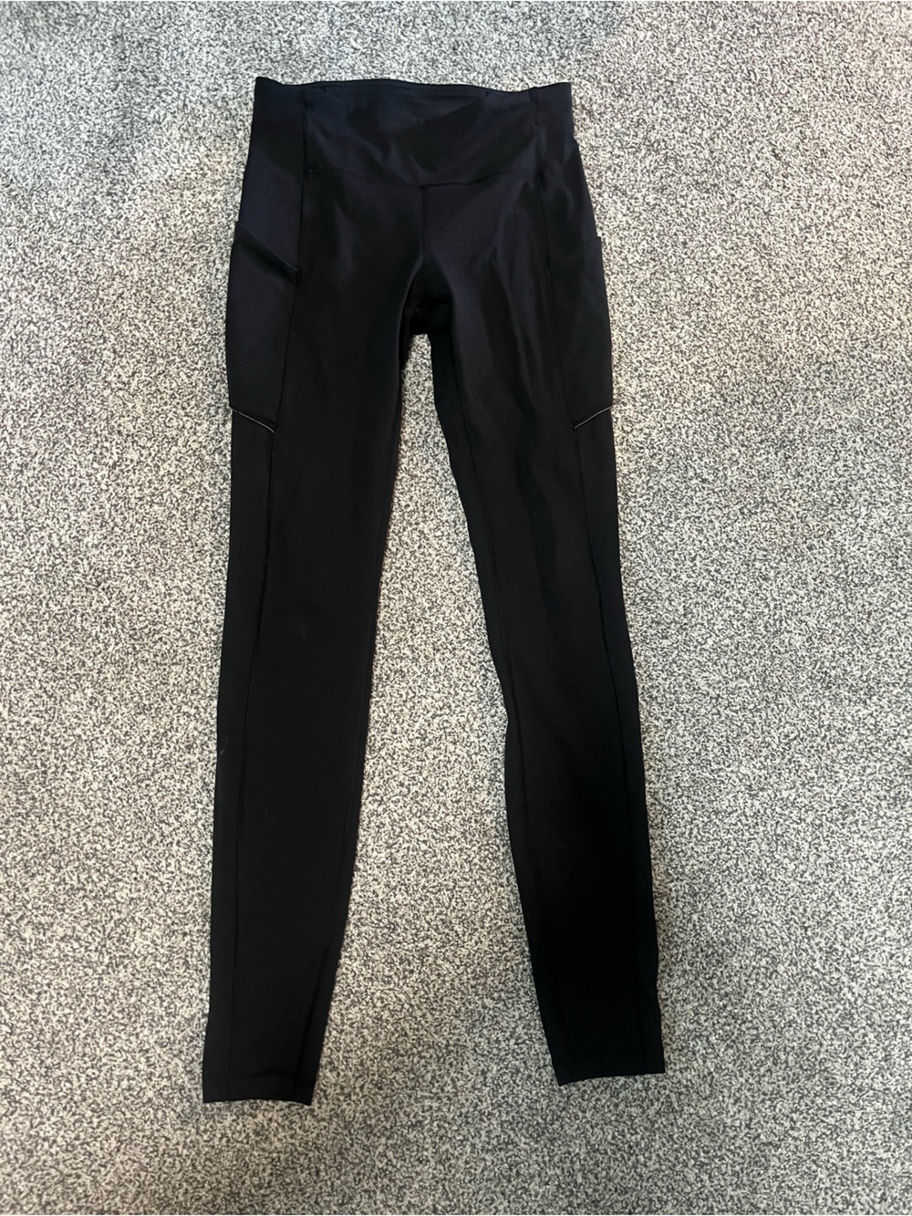 lululemon athletica Black High-Rise Leggings with Side Pockets